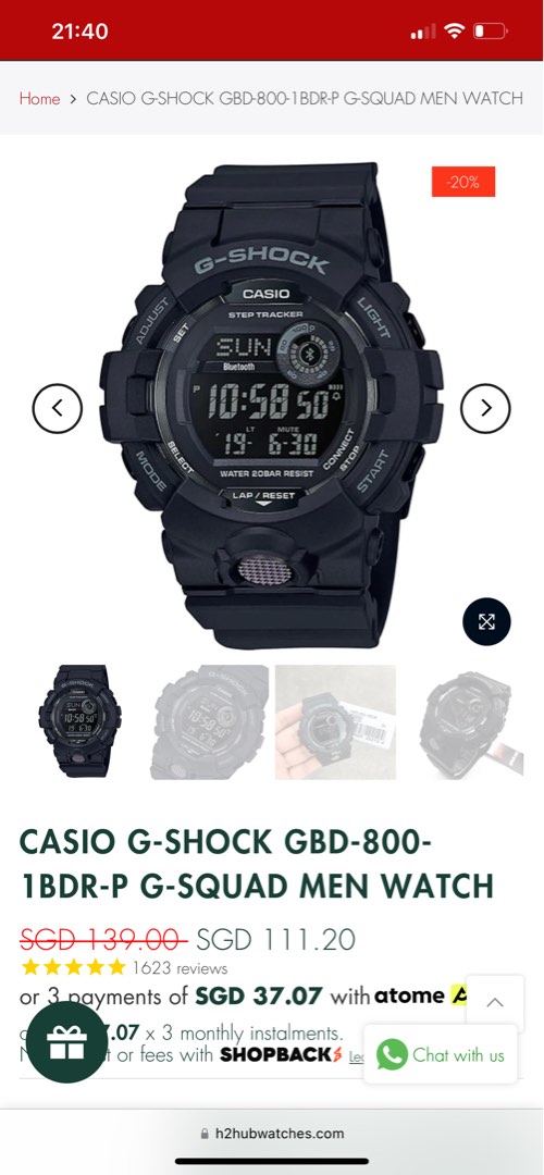 Casio g shock new arrivals gbd 800 review