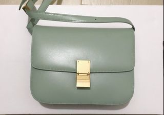 Celine 經典 BOX 薄荷綠色64233657339137110