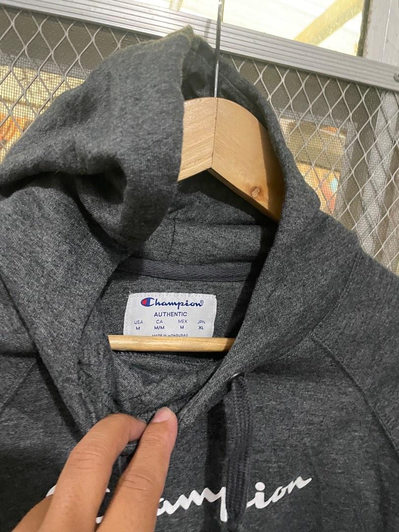 Champion hoodie for men, Men's Fashion, Coats, Jackets and Outerwear on  Carousell