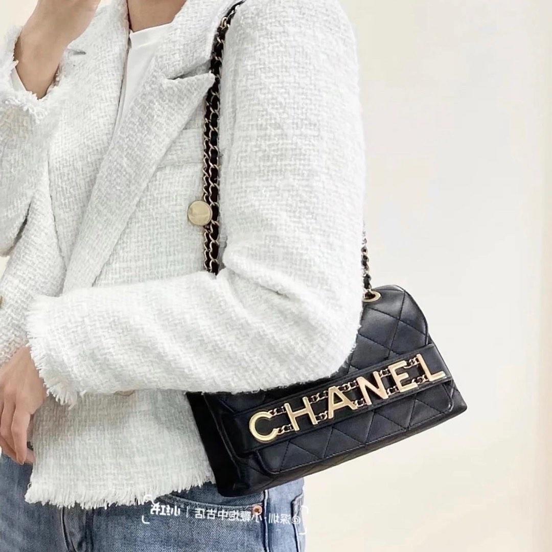 Shop Chanel Front Logo Flap Bag  UP TO 54 OFF