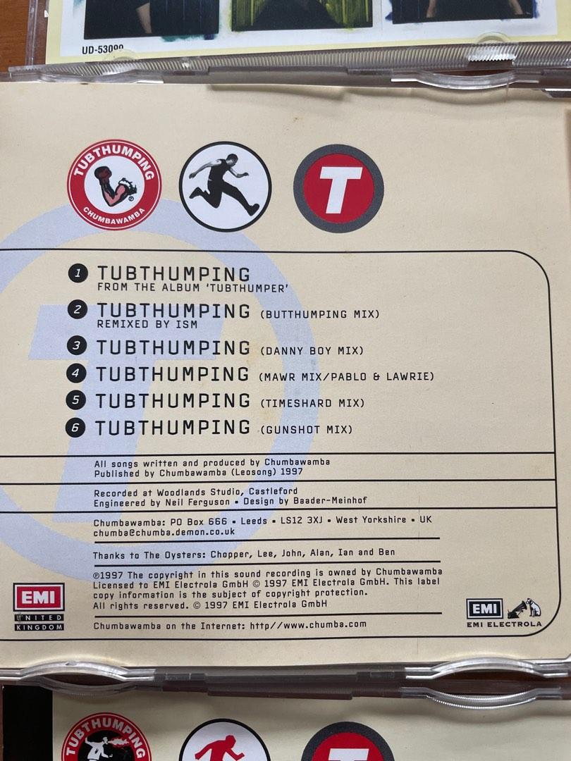 Chumbawamba Tubthumper/Tubthumping CD, Hobbies & Toys, Music & Media