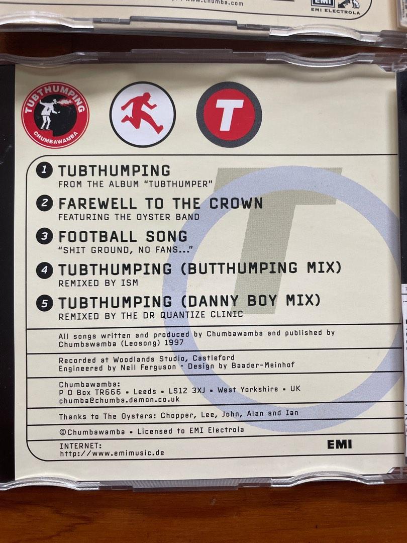 Chumbawamba Tubthumper/Tubthumping CD, Hobbies & Toys, Music & Media