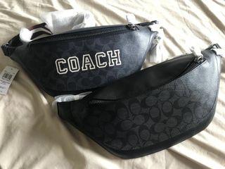 BNWT Coach Warren Belt Bag With Coach Stripe + Travel Sack