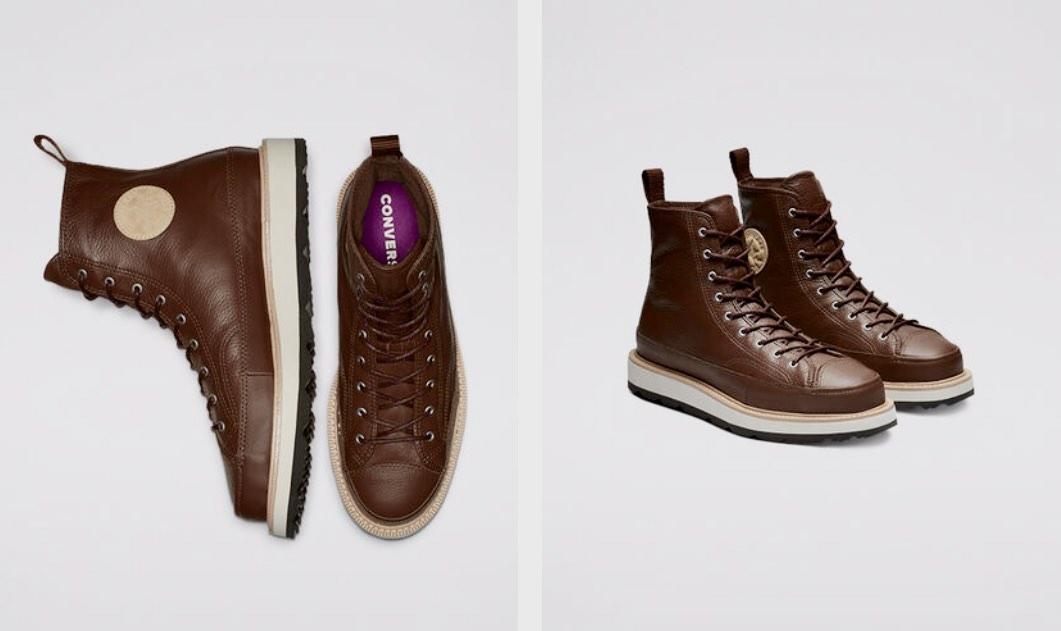 都内で都内で海外限定 Chuck Taylor Crafted Leather Boots ブーツ