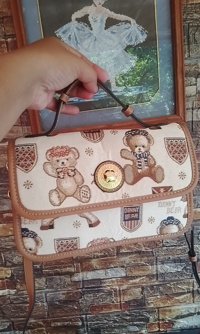 Danny bear bag, Luxury, Bags & Wallets on Carousell
