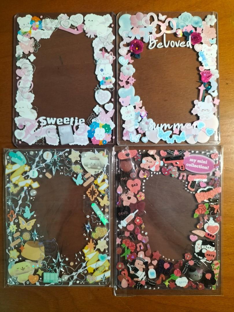 decorated deco toploaders for photocards enhypen bts txt itzy tbz ive