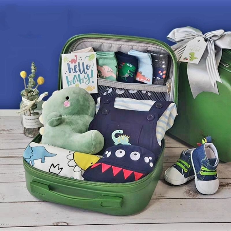 Dino Baby Boy Gift Set In Exclusive Cabin Size Luggage, Babies & Kids