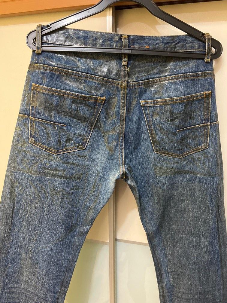 Dior Homme Waxed Jeans (Hedi Slimane era), Men's Fashion, Bottoms