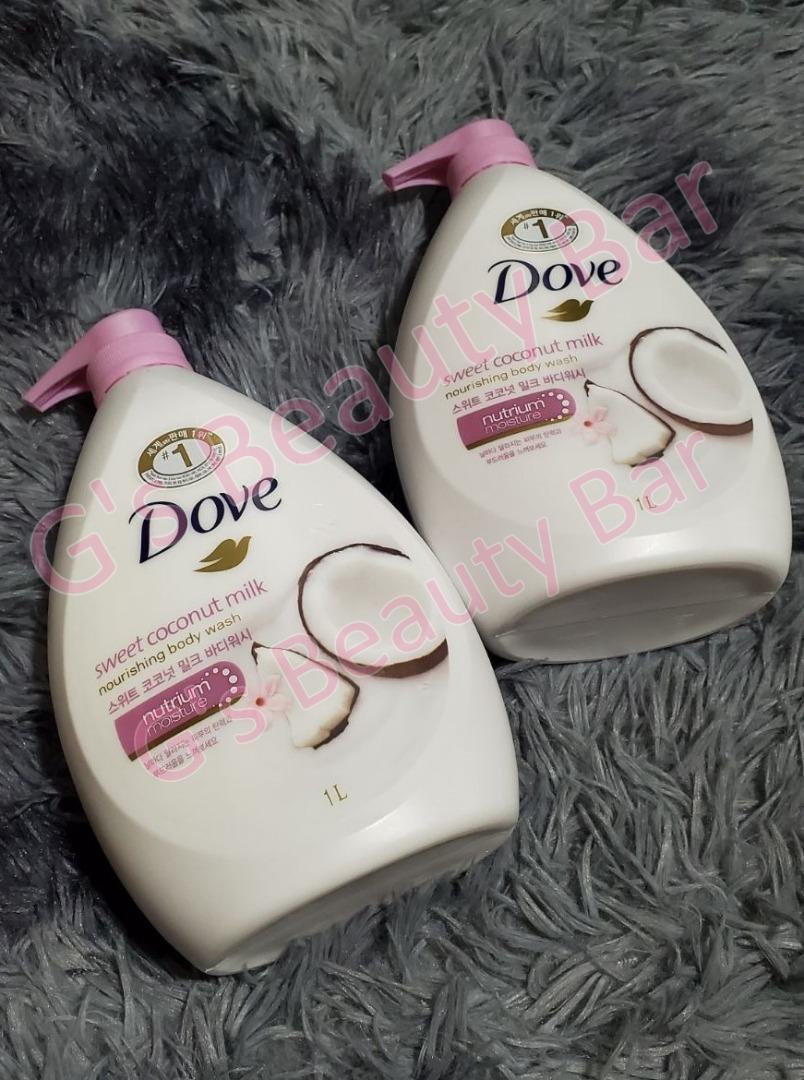 Dove Korea Sweet Coconut Milk Nourishing Body Wash 1000ml Authentic Korean Skincare, Beauty