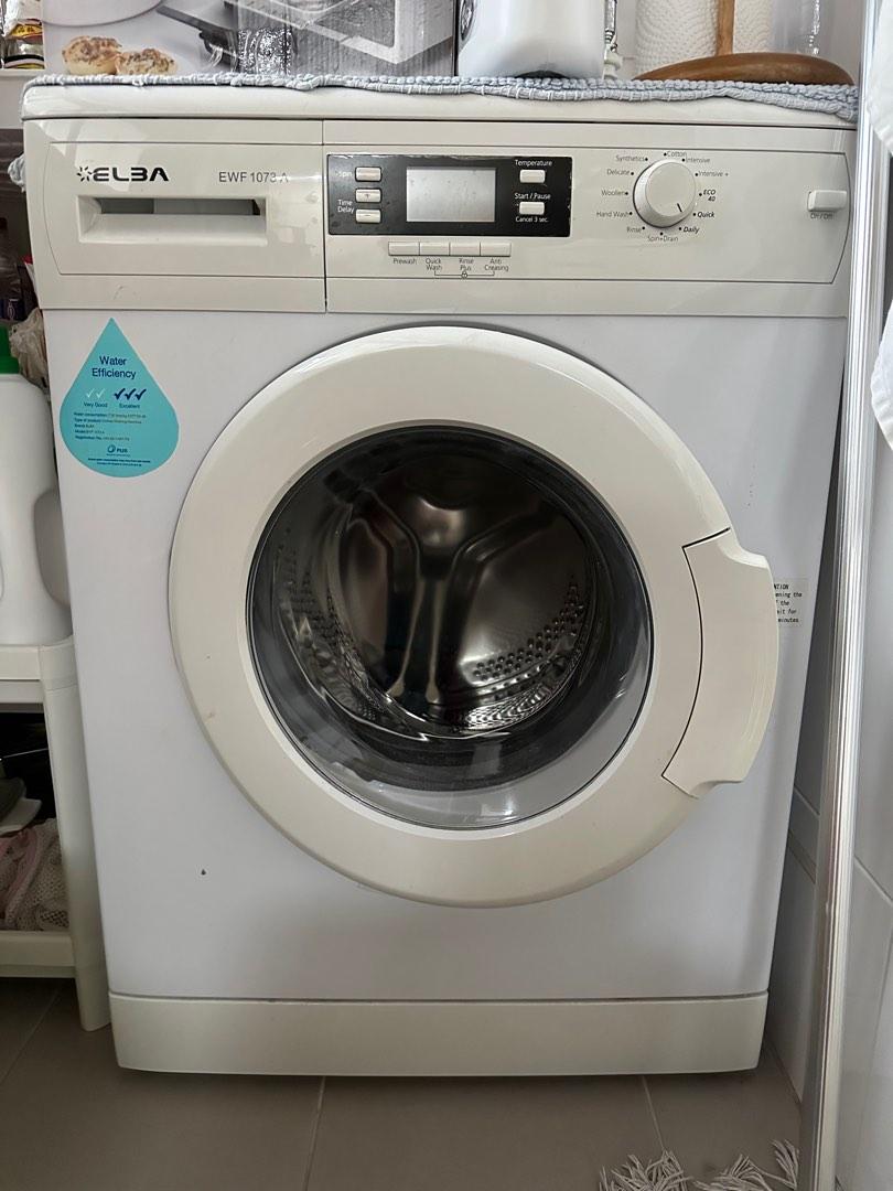 ELBA EWF 1073 A FRONT LOAD WASHING MACHINE (7KG), TV & Home Appliances
