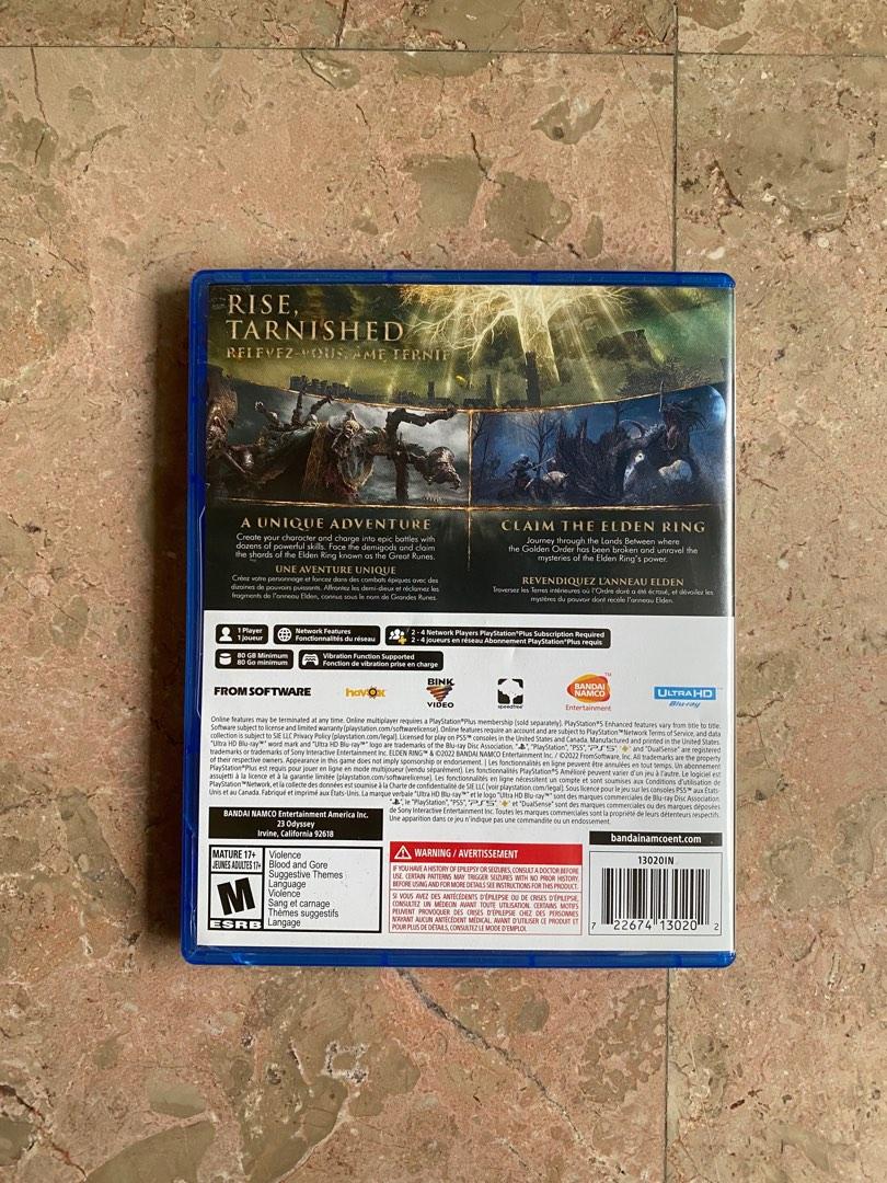 Elden Ring PS5 Disc Version, Video Gaming, Video Games, PlayStation on