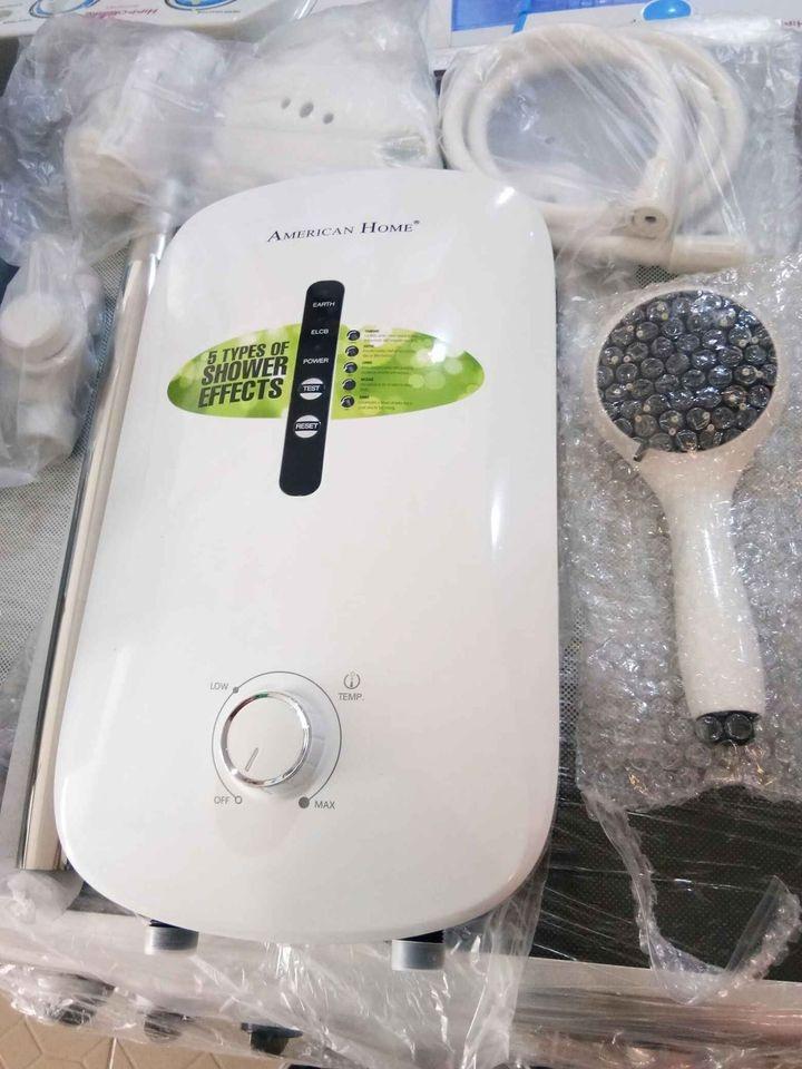 Electric Instant Shower Water Heater / SET (AIWH-3805SE) AMERICAN HOME,  Furniture u0026 Home Living, Bathroom u0026 Kitchen Fixtures on Carousell