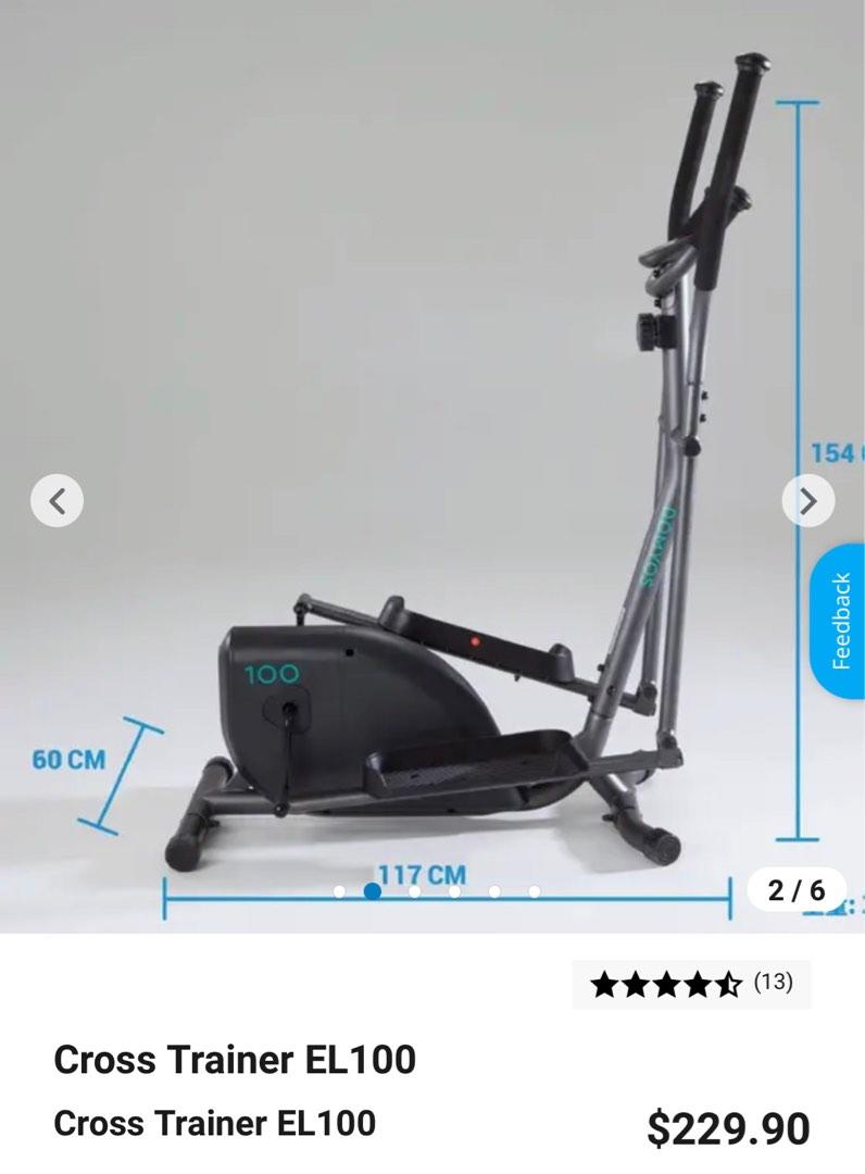 Elliptical Machine Decathlon Cross Trainer EL100, Sports Equipment