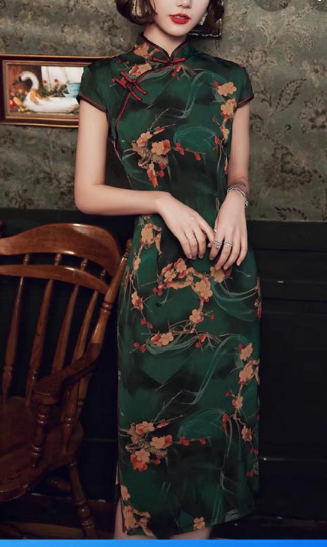 emerald cheongsam