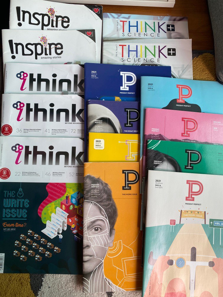 English Educational Magazines (inspire, ithink and Present Perfect