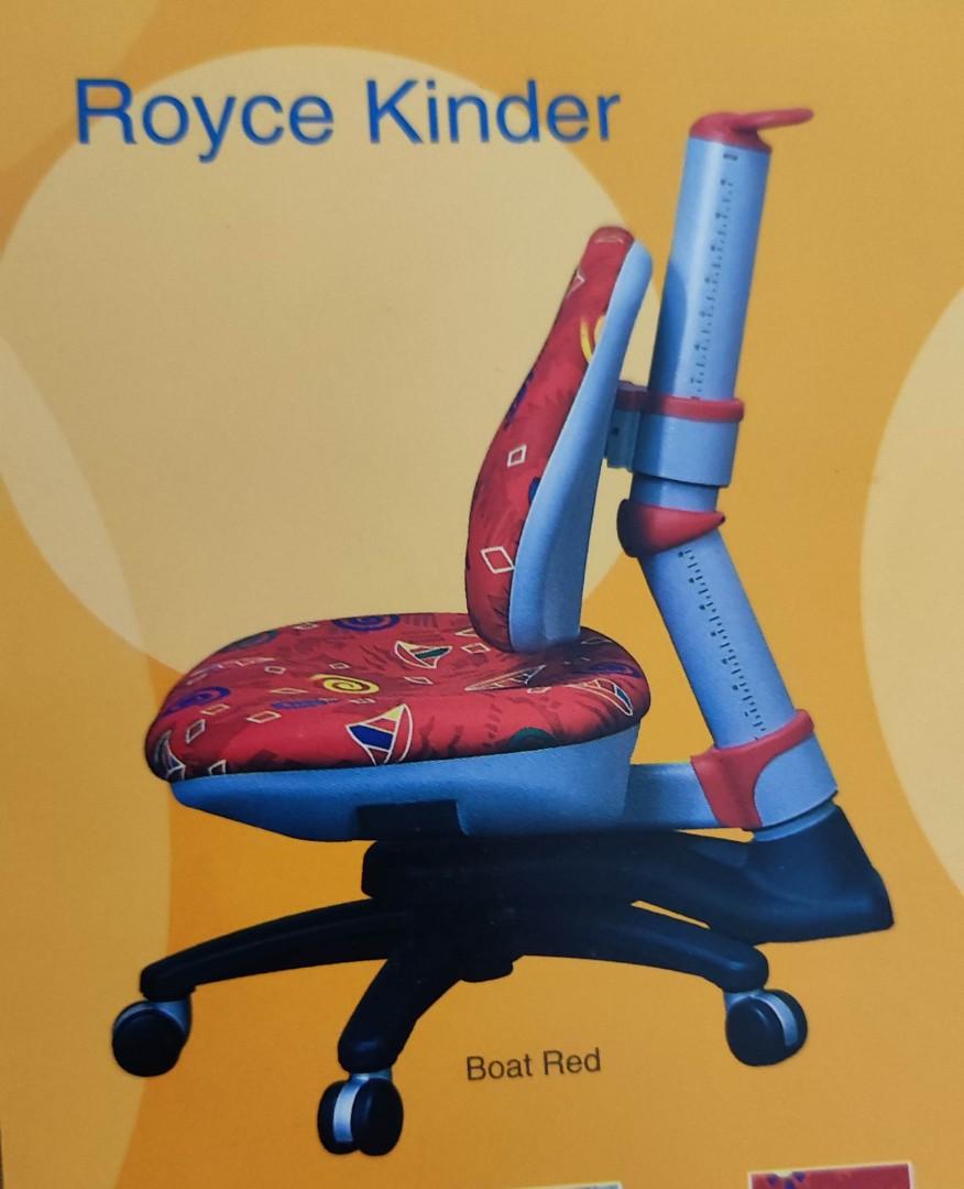 Ergonomic adjustable Study Table & Chair set, Furniture & Home Living