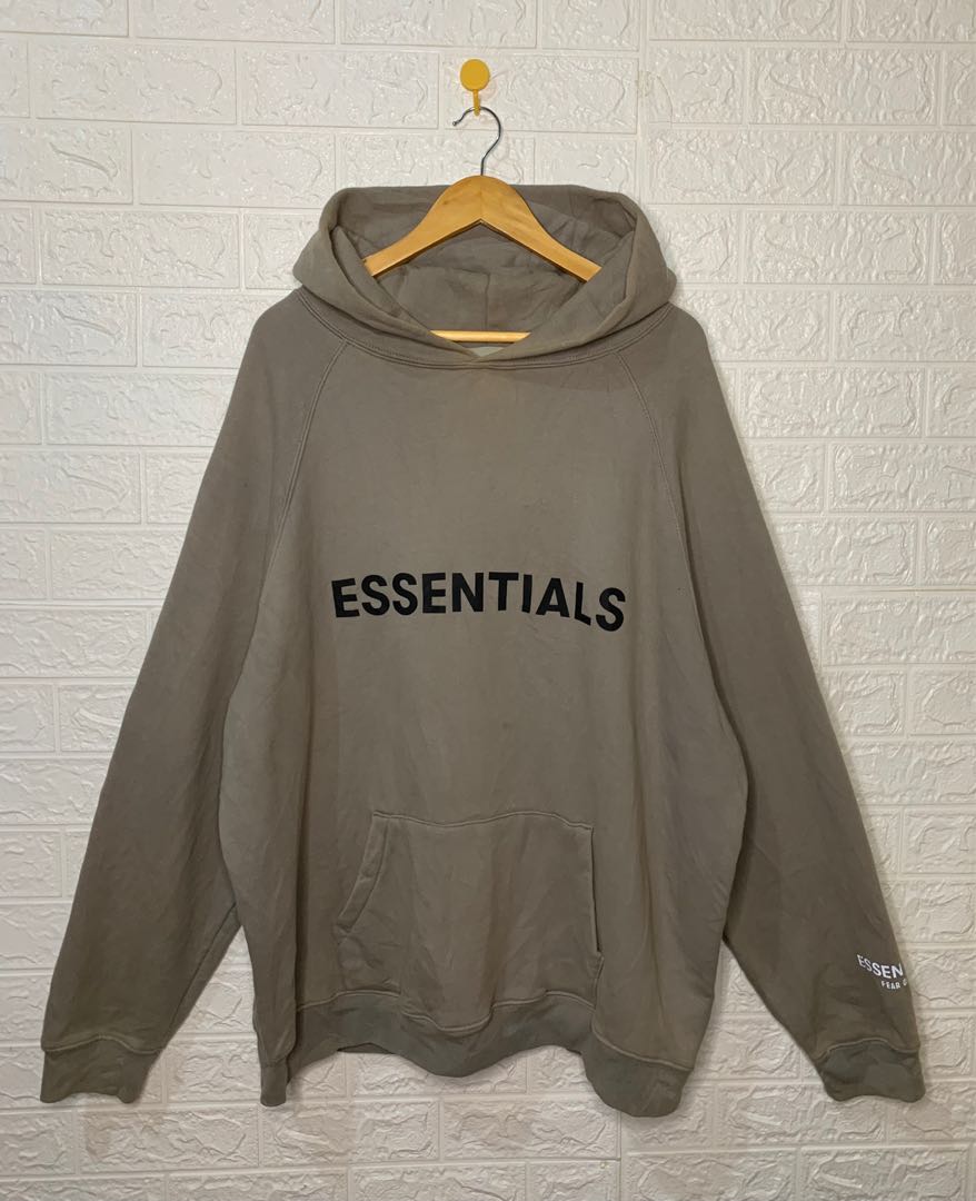 Essentials hoodie, Men's Fashion, Tops & Sets, Hoodies on Carousell