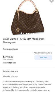Louis Vuitton Bleu Nuit Empreinte Artsy MM, myGemma, SG