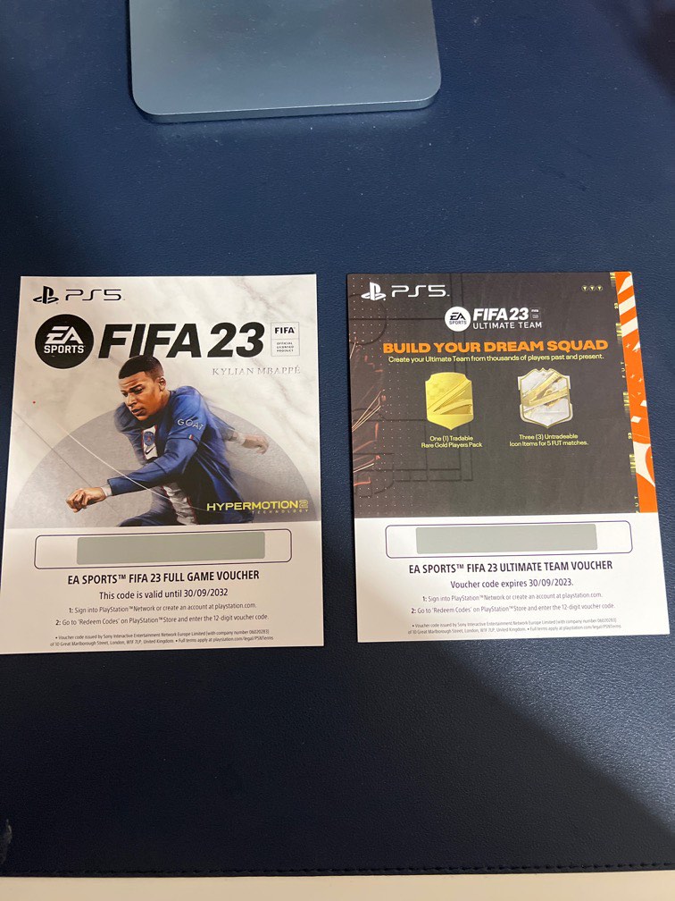 FIFA 23 Digital Full Game Voucher + Ultimate Team Voucher, Video Gaming