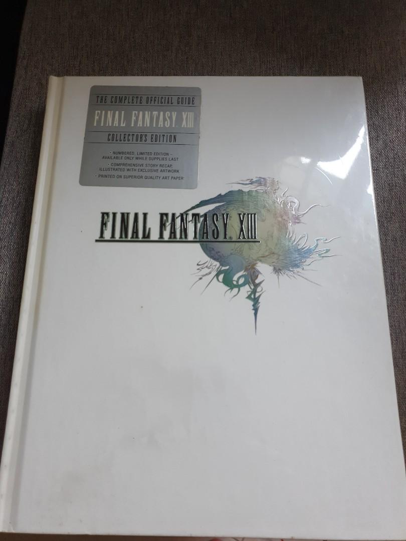 Final fantasy 13 xiii collector edition guidebook hardcover, Hobbies