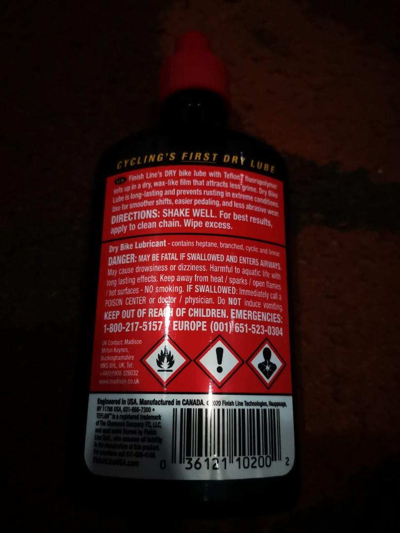 Finish Line Bike Lubricant Dry, Sports Equipment, Bicycles ...