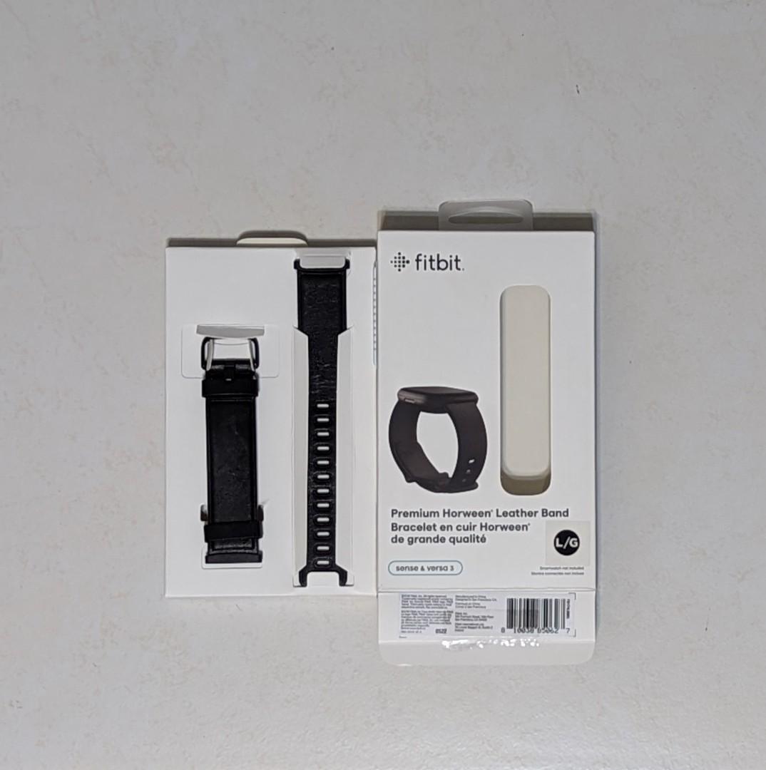 Sense & versa 3 premium horween leather fitness tracker band deals