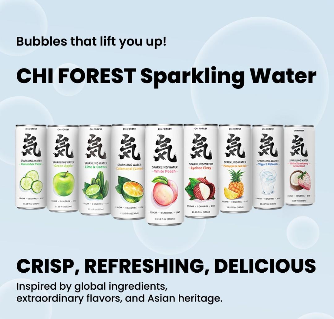 Flash Sale! Genki Forest Sugar Free Sparkling Water (Zero Calories) 6 x