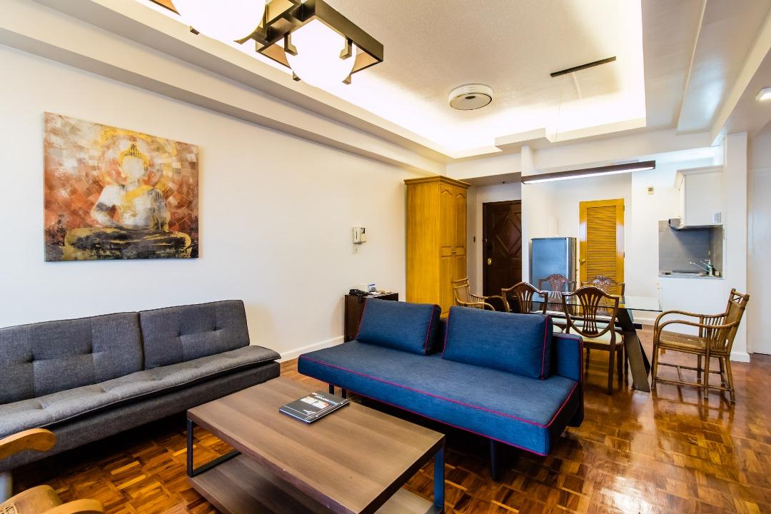 For Sale Bsa Tower 2 Bedroom Furnished Condominium in Legazpi Makati