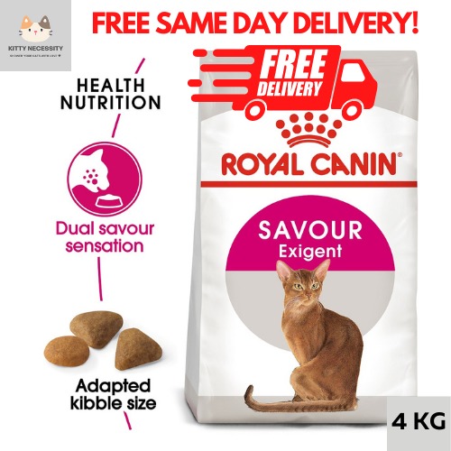 FREE SAME DAY DELIVERY Royal Canin Savour Exigent Cat Dry Food 4kg Pet Supplies Pet Food on Carousell