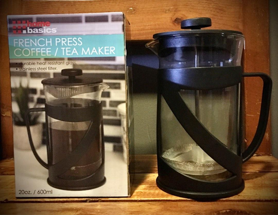 French press coffee/Tea maker (Category: Coffee Machines & Makers) located in Manila. Submitted by nate2019 (Listing ID 1192564801, Image 1). Description: Brand new, never used, still in box. Glass. .