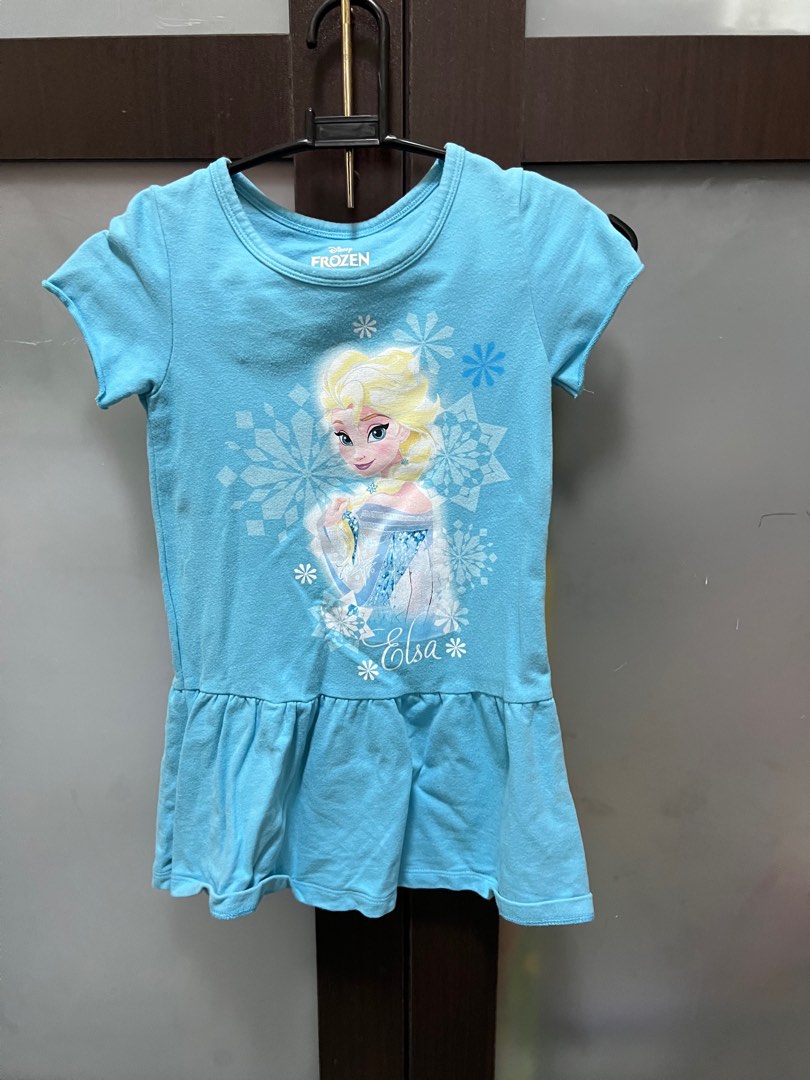 Frozen dress, Babies & Kids, Babies & Kids Fashion on Carousell
