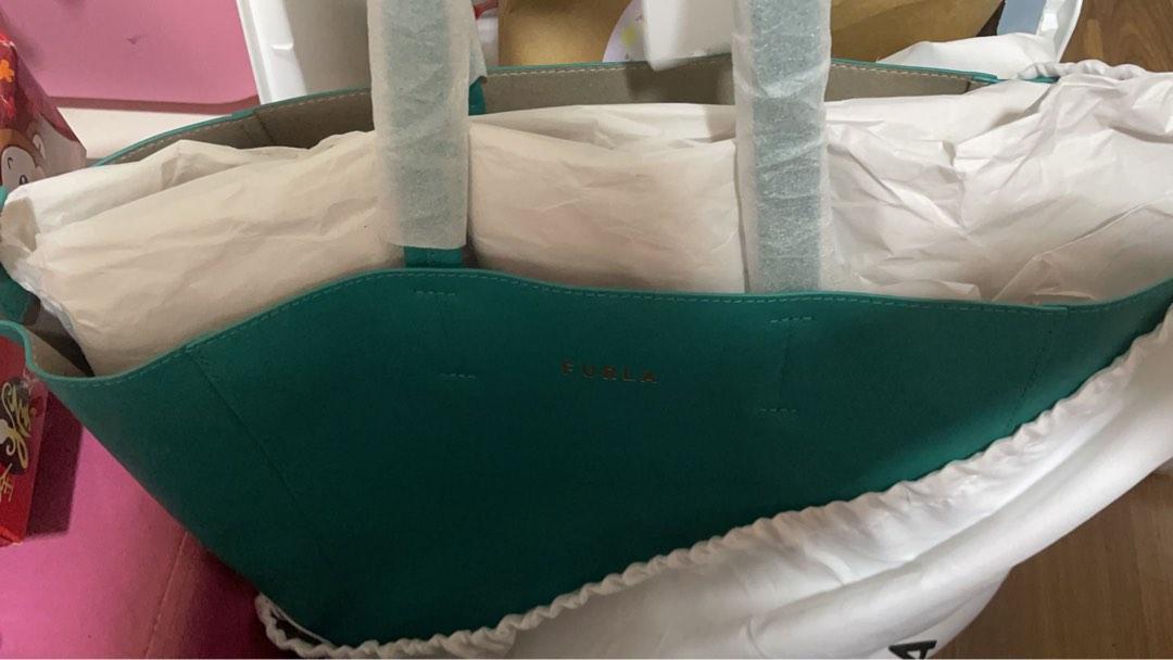 UK Furla Turquoise Tote Bag