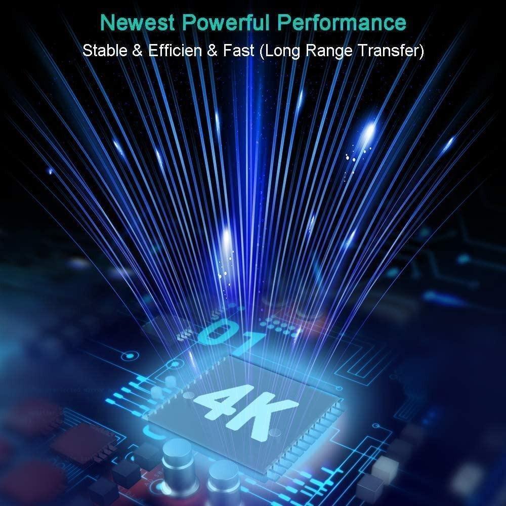 GEEKERA TV Aerial, Indoor Outdoor TV Ariel 400KM Freeview Digital HDTV Arial 4K 1080P 360°Omni