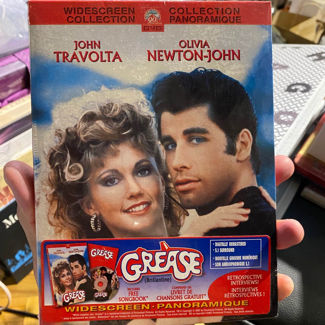 Grease (DVD), Hobbies & Toys, Music & Media, CDs & DVDs on Carousell