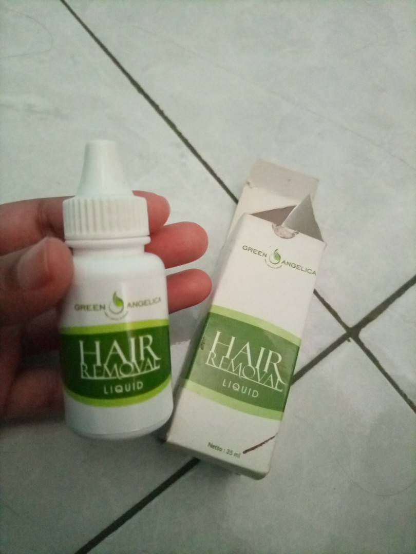 Green Angelica Hair Removal Liquid/Perontok bulu Permanen, Kesehatan