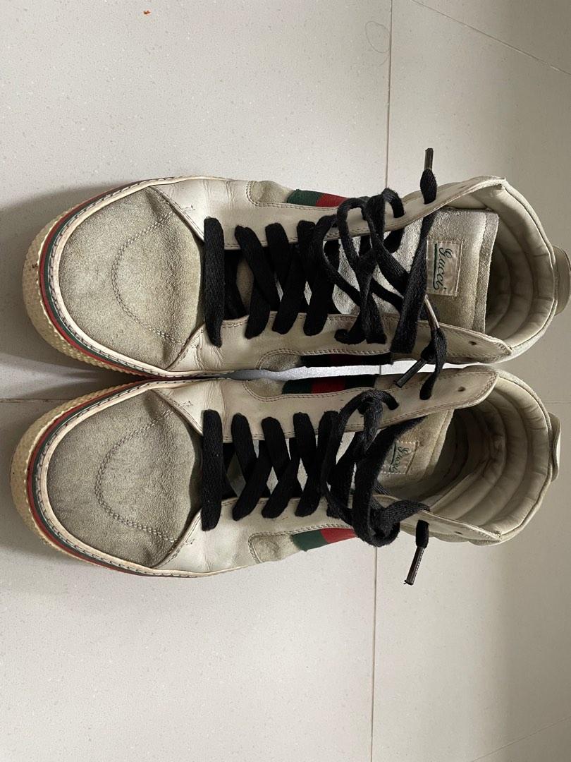 Gucci Vans SK8 High Top Vintage Sneaker