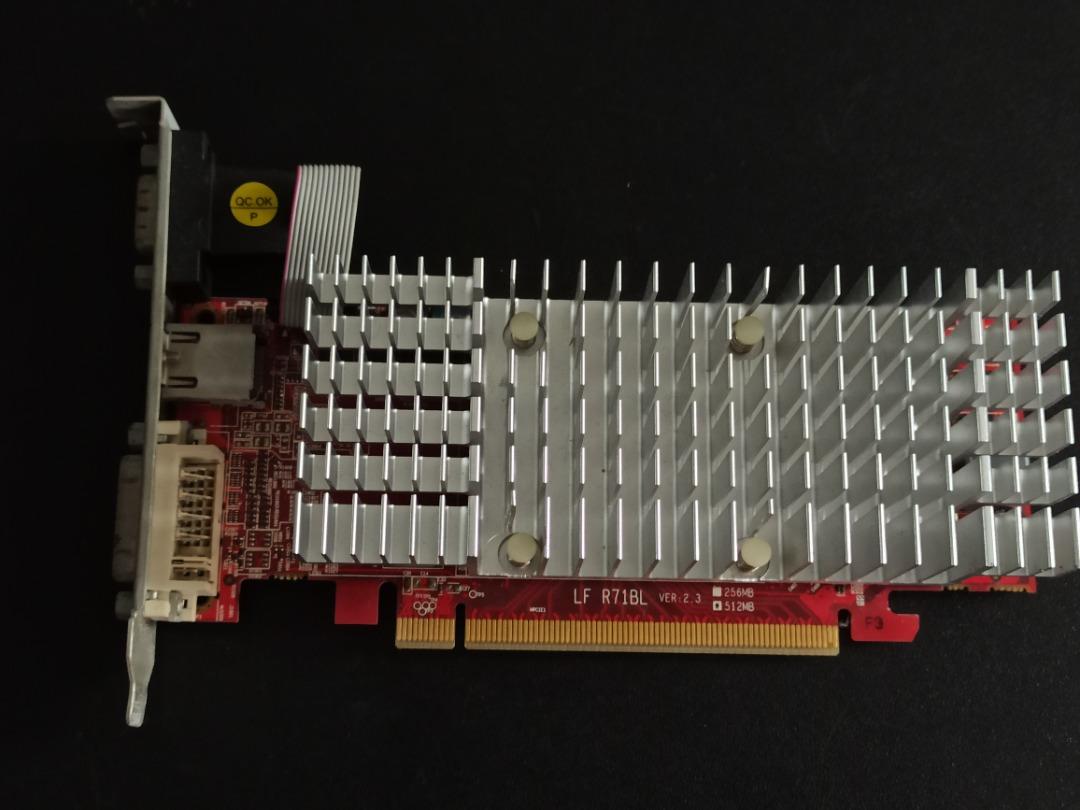 HD 4350 GPU 512MB Passive Heat sink Spoilt for parts Computers