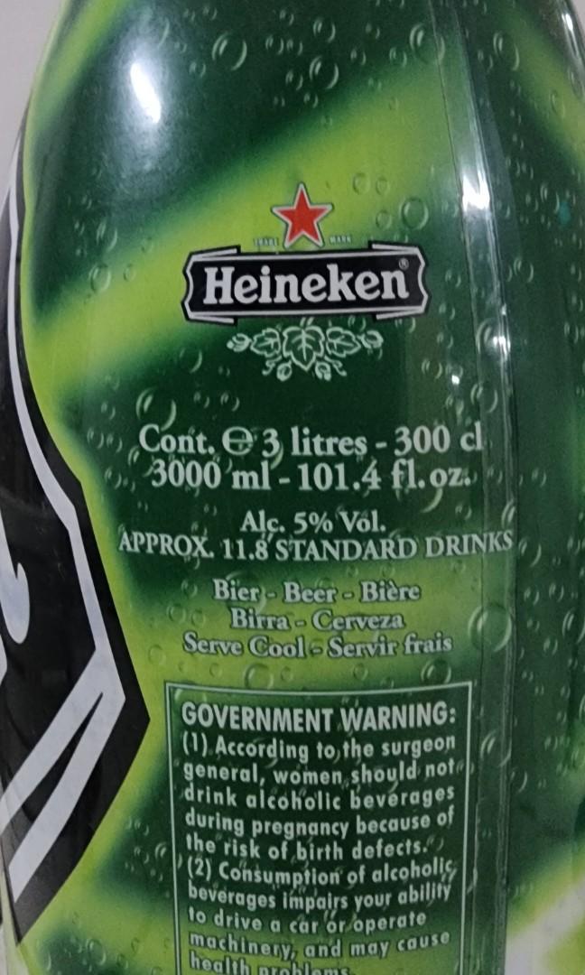 Heineken 3 litre bottles, Hobbies & Toys, Memorabilia & Collectibles, Vintage Collectibles on