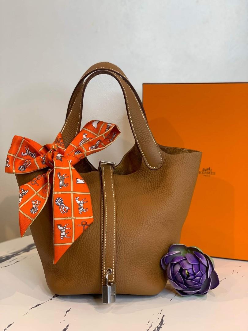 Hermes picotin 18 gold shw (Category: Luxury Bags & Wallets) located in Quezon City. Submitted by authenticandluxury_bags (Listing ID 1192576784, Image 1). Description: complete inclusions 💯% money back guaranteed with receipt.
