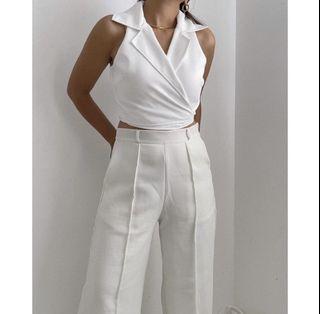 House of Lulu White Bronte Top