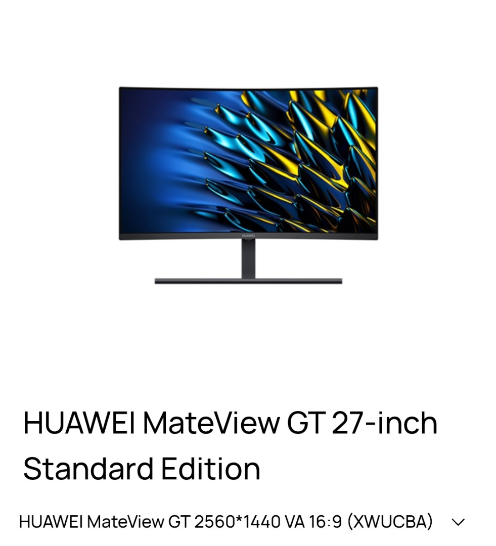 Huawei Mateview GT, Computers & Tech, Parts & Accessories, Monitor
