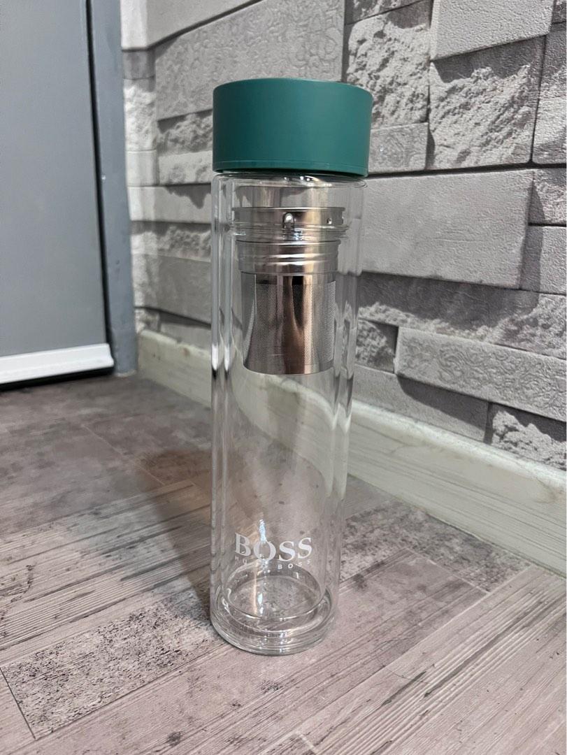 Hugo Boss Glass Water Bottle, Furniture & Home Living, Kitchenware