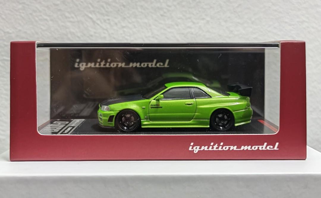 Ignition Model 1/64 Nismo GT-R R34 Z-tune Green Metallic