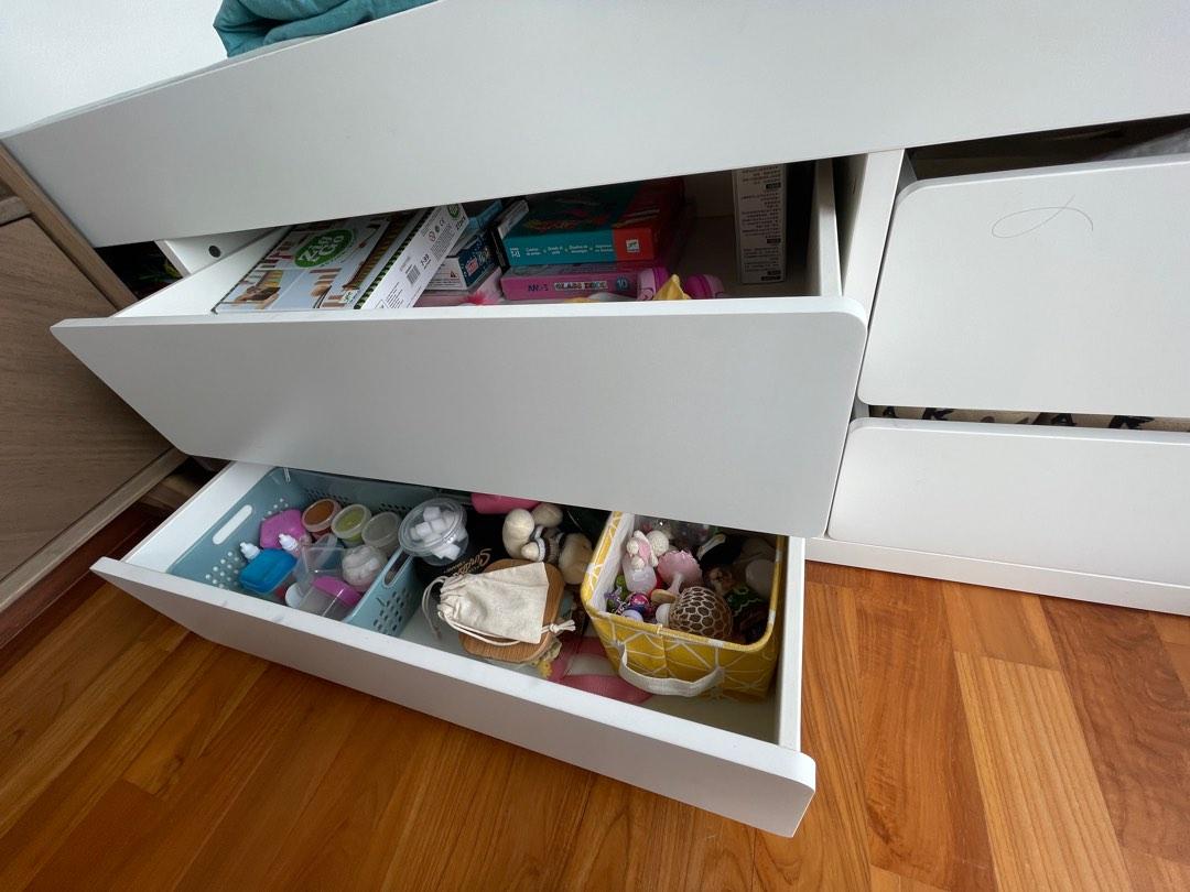 IKEA children bed with drawers, Furniture & Home Living, Furniture, Bed