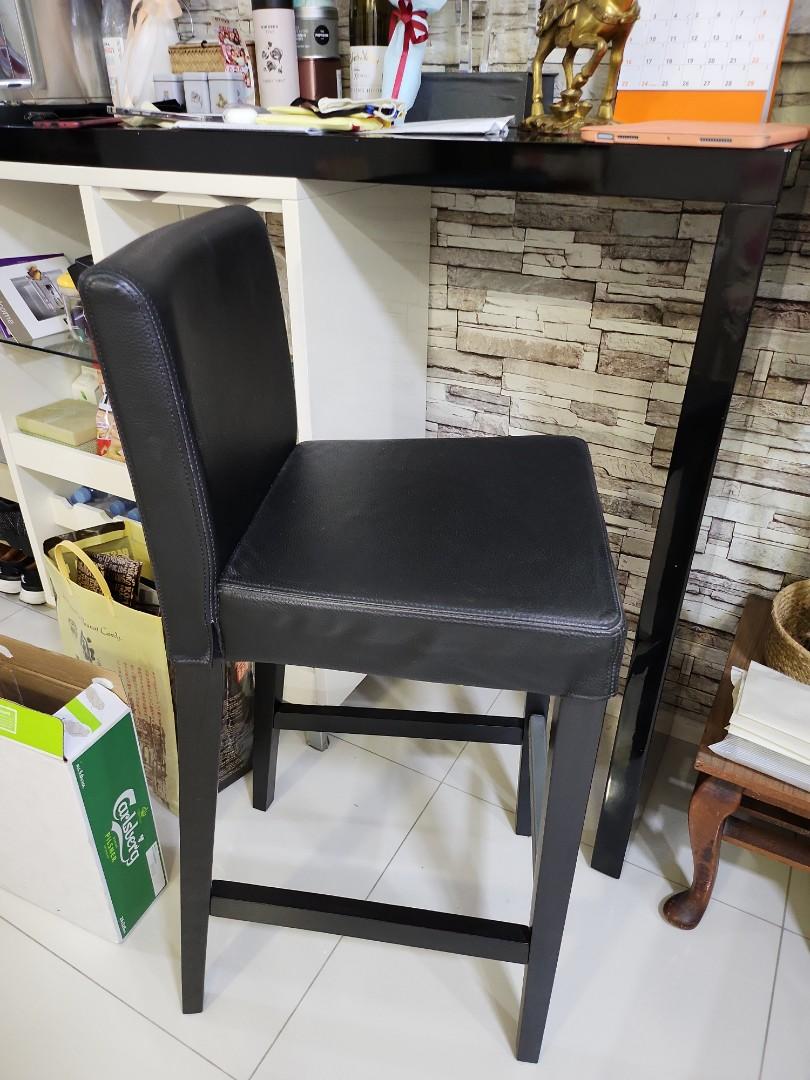 Ikea High bar stool, Furniture & Home Living, Furniture, Chairs on