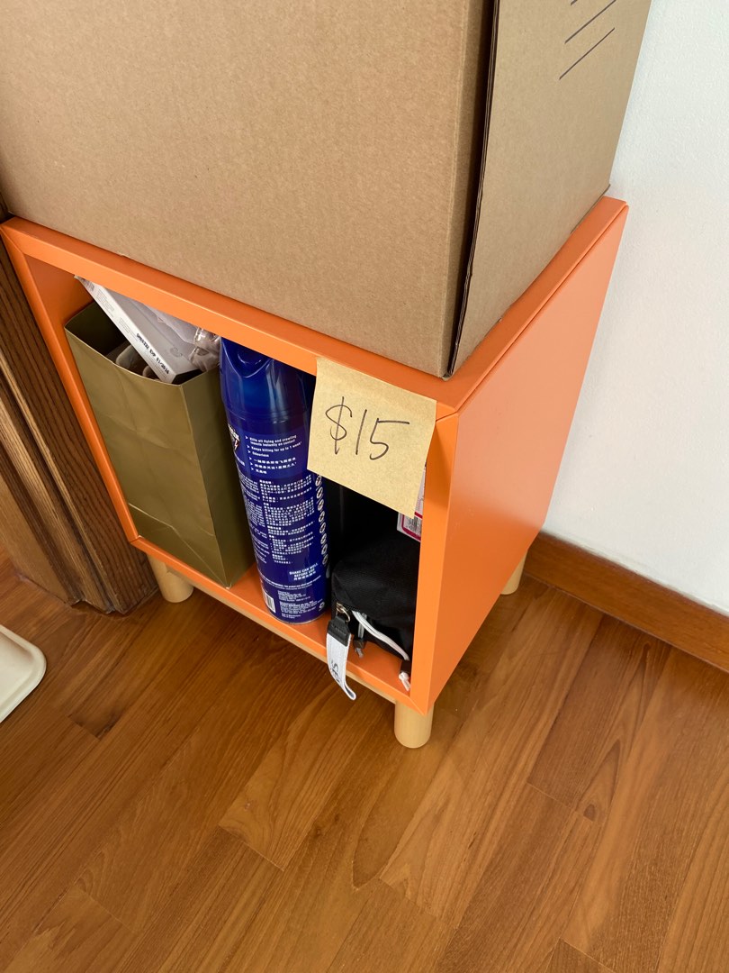 Ikea standalone bedside shelf mini table, Furniture & Home