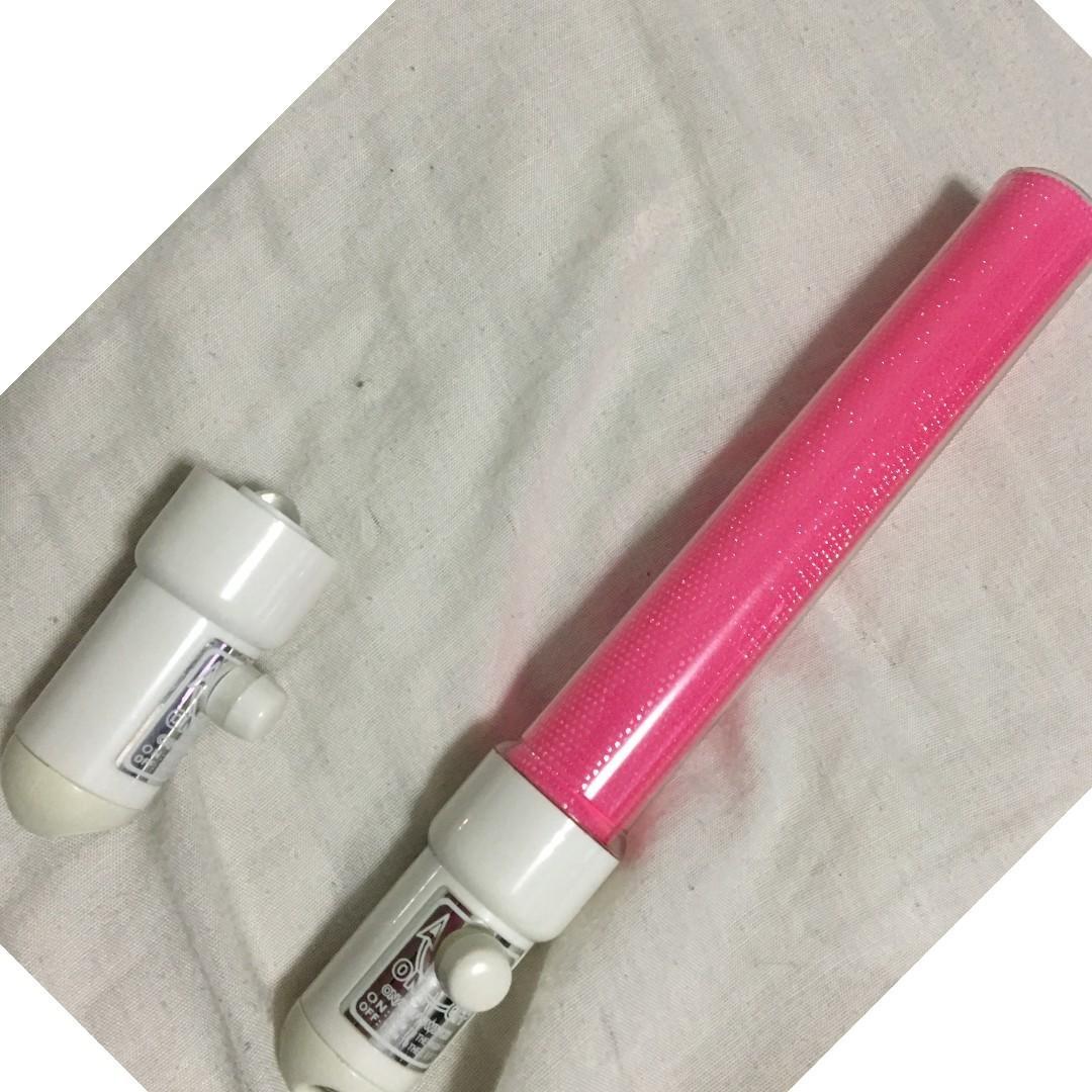 Japanese LED Concert Light stick Penlight Lightstick Pink Color (+free