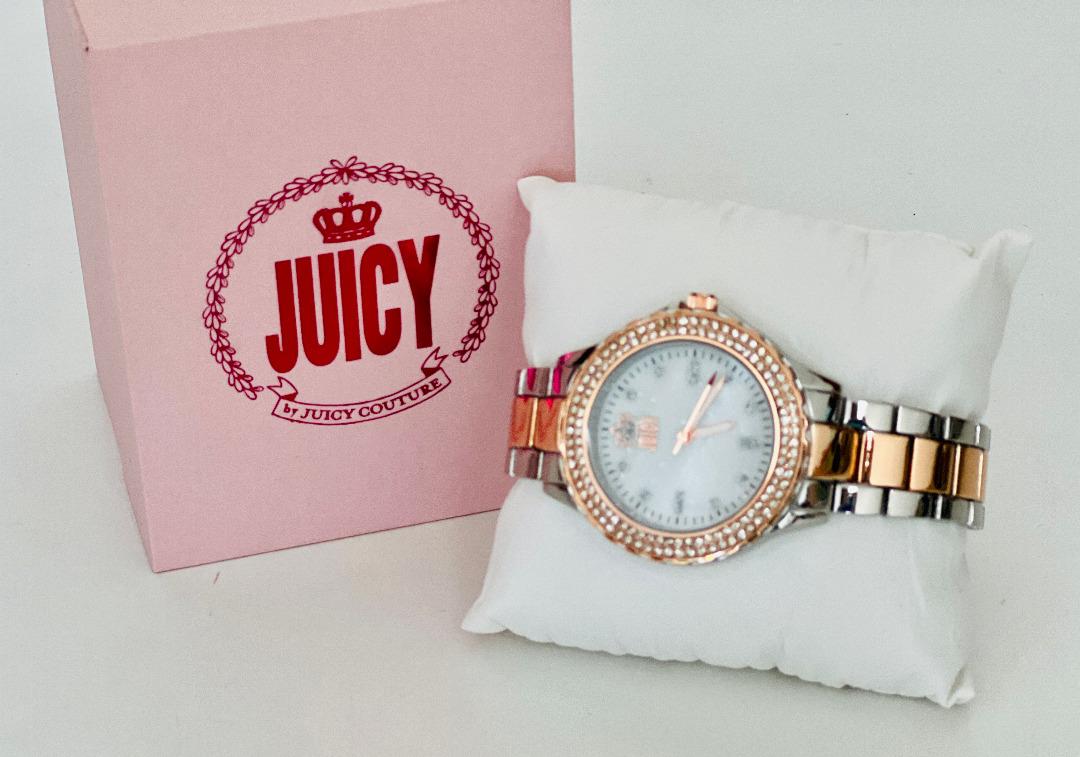 Juicy By Juicy Couture Womens Two Tone Bracelet Watch Jc/5001mprt