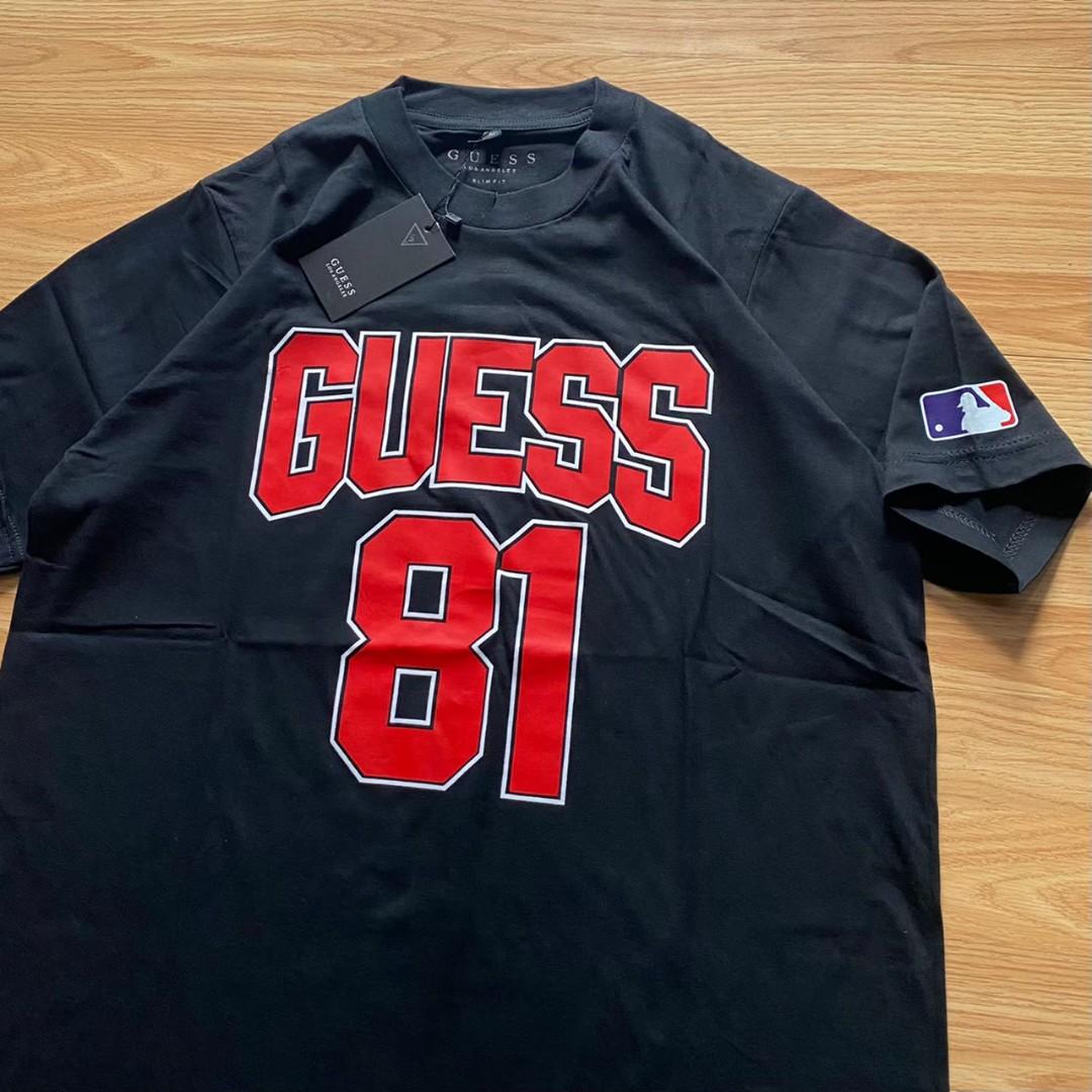 Kaos t shirt guess 81 Fesyen Pria Pakaian Atasan di Carousell
