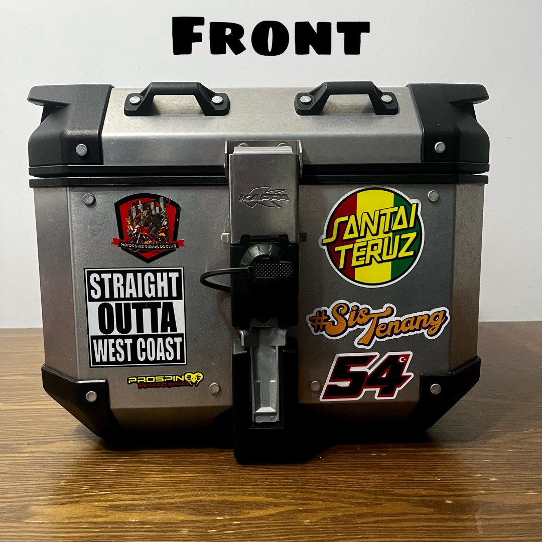 Kappa KForce 42 Litre Top Box & Base Plate, Motorcycles, Motorcycle